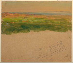 Landschap, nabij Syrië of Griekenland door Frederic Edwin Church