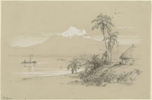 Magdalena Rivier, Nieuw Granada, Ecuador door Frederic Edwin Church
