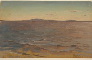 Kust van Maine, branding door Frederic Edwin Church