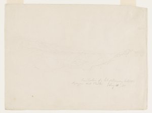 Berglandschap tussen Popyan en Pasto, Colombia door Frederic Edwin Church