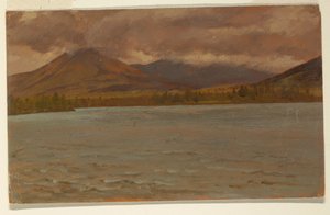 Mt. Katahdin vanaf Lake Katahdin