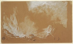 Spuit van de watervallen, Niagara door Frederic Edwin Church