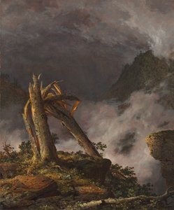 Storm in de bergen