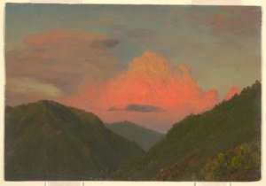 Zonsondergang over Heuveltoppen, Jamaica, West-Indië