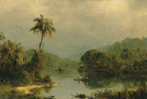 Tropisch landschap door Frederic Edwin Church