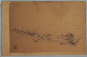 Vallei met McAllisters Zaagmolen, Colombia door Frederic Edwin Church