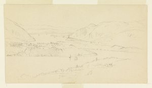 Uitzicht op West Point vanaf Castle Rock door Frederic Edwin Church