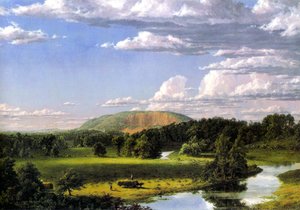 West Rock, New Haven door Frederic Edwin Church