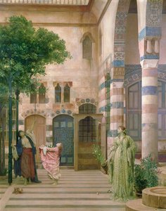 Oud Damascus, Joodse Wijk of Citroenen Verzamelen door Frederic Leighton