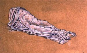 Studie voor Cymon en Iphigenia door Frederic Leighton