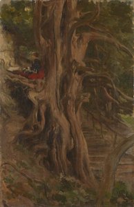 Bomen bij Cliveden door Frederic Leighton 1st Baron Leighton