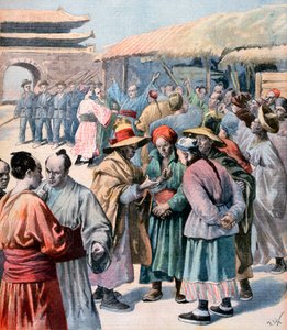 Onrust in Seoel, Korea, 1894