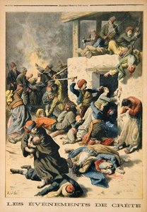 Gebeurtenissen op Kreta, uit "Le Petit Journal", 26 juli 1896