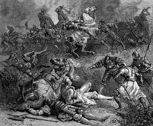 Francis I van Frankrijk belegerd Pavia, Italië, 28 oktober 1524, 1882-1884