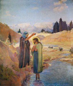 Johannes de Doper doopt Jezus Christus