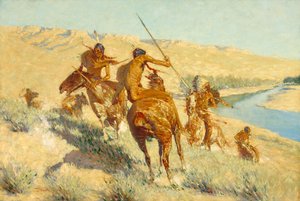 Episode van het buffelgeweer (de verschijning van het buffelgeweer: een buffelepisode) 1909