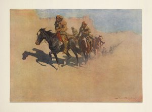 Jedediah Smith, uit Colliers Weekly, pub. 1906 door Frederic Remington