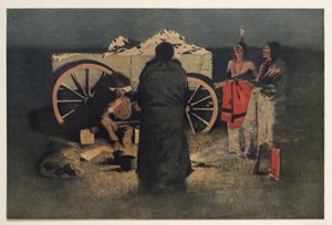 Nachtkamp, pub. 1905 door Frederic Remington