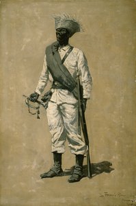 Een van de mannen van Gomez, 1899 door Frederic Remington