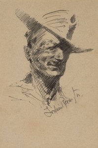 Zelfportret door Frederic Remington