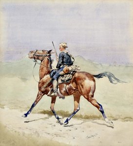 De voorhoede door Frederic Remington
