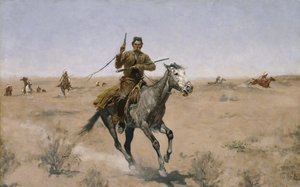 De Vlucht door Frederic Remington
