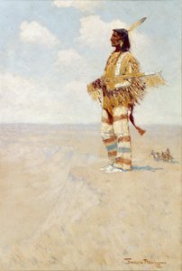 De laatste van zijn ras (De verdwijnende Amerikaan), 1908 door Frederic Remington