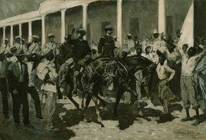 De terugkeer van Gomez naar Havana door Frederic Remington