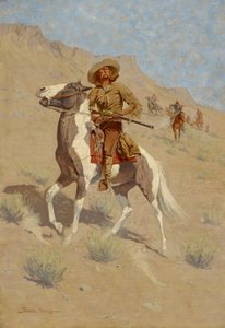 De scout door Frederic Remington