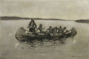 Dit Was een Fatale Inscheping door Frederic Remington