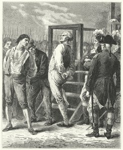 De executie van Georges Danton, 1794