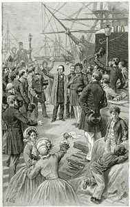 Victor Hugo roept op tot een universele republiek tijdens een toespraak in ballingschap op 1 augustus 1852, 19e eeuw