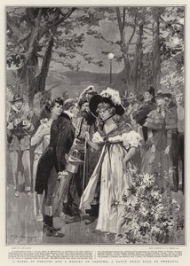 Een Babel van Tongen en een Mengelmoes van Kostuums, een Verkleedbal in Therapia door Frederic de Haenen