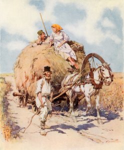 Een zomerdag op het platteland door Frederic de Haenen