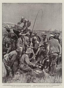 Na het verrassen van een groep Boeren, het verdelen van de buit