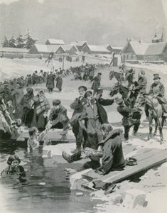 Zegenen van het water op het platteland