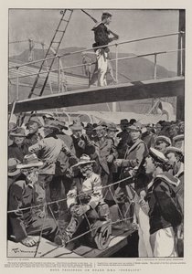 Boer gevangenen aan boord van H.M.S. Penelope