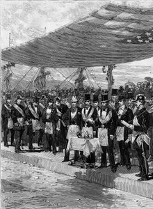 Eeuwfeest van de onafhankelijkheid van de Verenigde Staten van Amerika door Frederic de Haenen