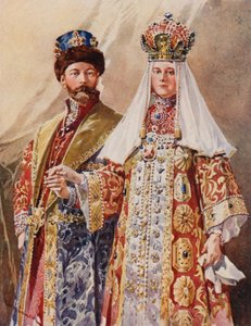 Keizer en Keizerin in Oude Kleding door Frederic de Haenen