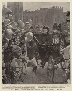 De Laatste Openbare Functie van Onze Geliefde Vorst, 30 november 1900 door Frederic de Haenen