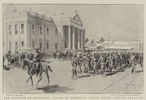 Het Garnizoen van Kimberley, Parade van Kimberley Rifles voor Kolonel Kekewich