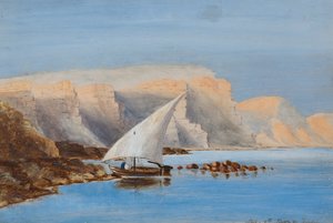 Zeilboot voor Noord-Afrika door Frederica Countess of Scarborough Drummond