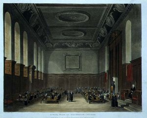 Schoollokaal van Winchester College, uit 