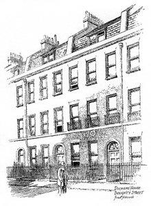 Dickens huis, 48 Doughty Street, Londen, 1912
