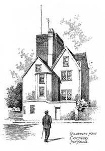 Het huis van Oliver Goldsmith, Canonbury, Islington, 1912
