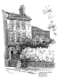 Stanfield House, Hampstead, Londen, 1912 door Frederick Adcock