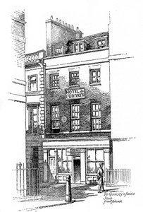 Huis van Thomas de Quincey, Soho, Londen, 1912