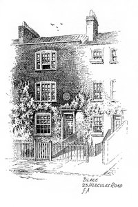 Huis van William Blake, 23 Hercules Road, Londen