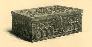 Eikenhouten doos door Frederick Albert Slocombe
