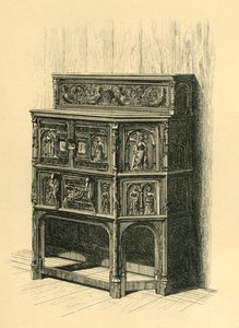 Eiken kabinet, laat 15e eeuw, 1881 door Frederick Albert Slocombe
